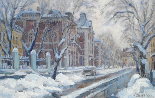 Painting for sale online - 2nd Boevskaya Street. Sokolniki