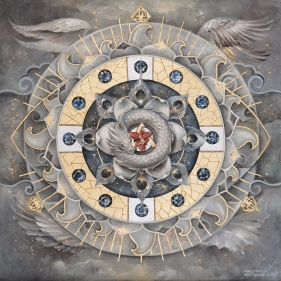 Painting for sale online - Mandala Energy Shield. All-Seeing Eye