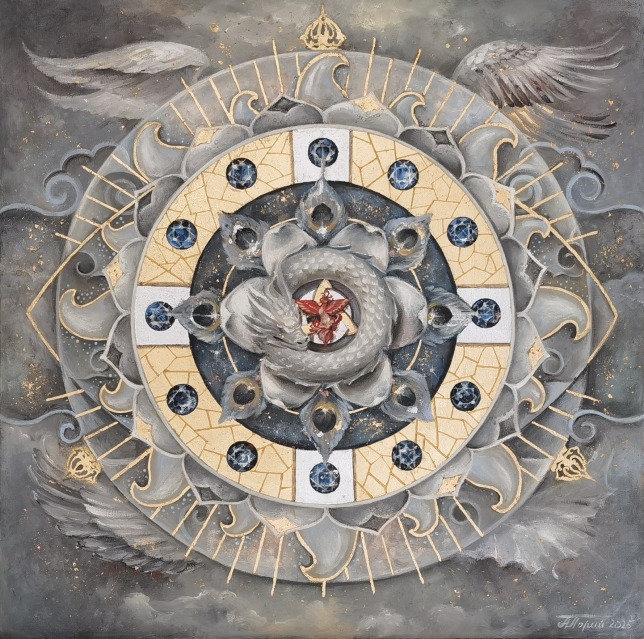 Painting for sale online - Mandala Energy Shield. All-Seeing Eye