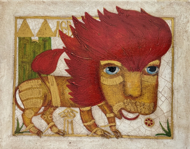 Painting for sale online - Lion