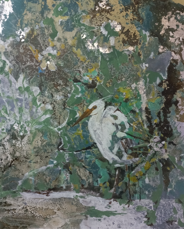 Painting for sale online - In the swamp