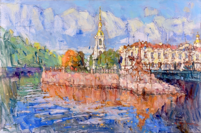 Painting for sale online - At St. Nicholas Cathedral