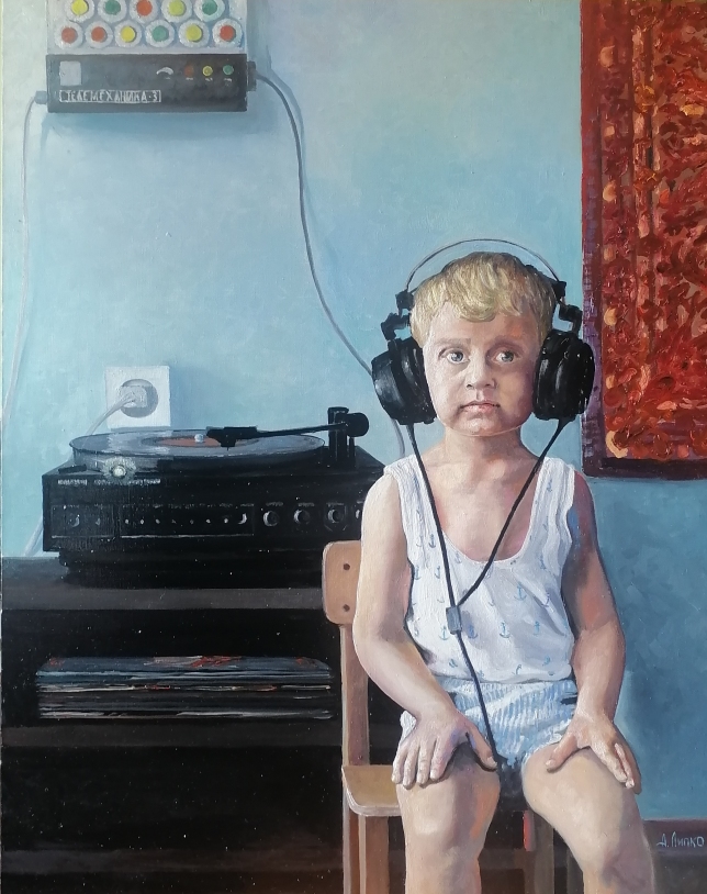 Painting for sale online - Music. From the series Time Comes to Life