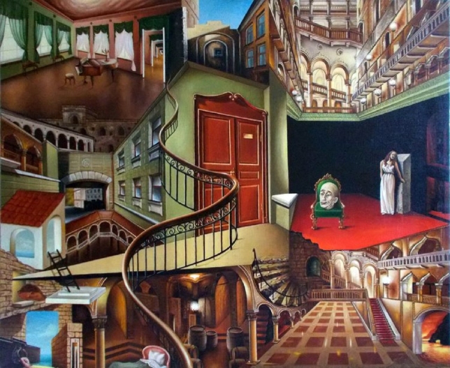 Painting for sale online - Bad apartment (Master and Margarita)