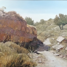 Painting for sale online - Path in the Iberian Mountains