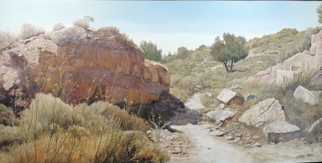 Painting for sale online - Path in the Iberian Mountains