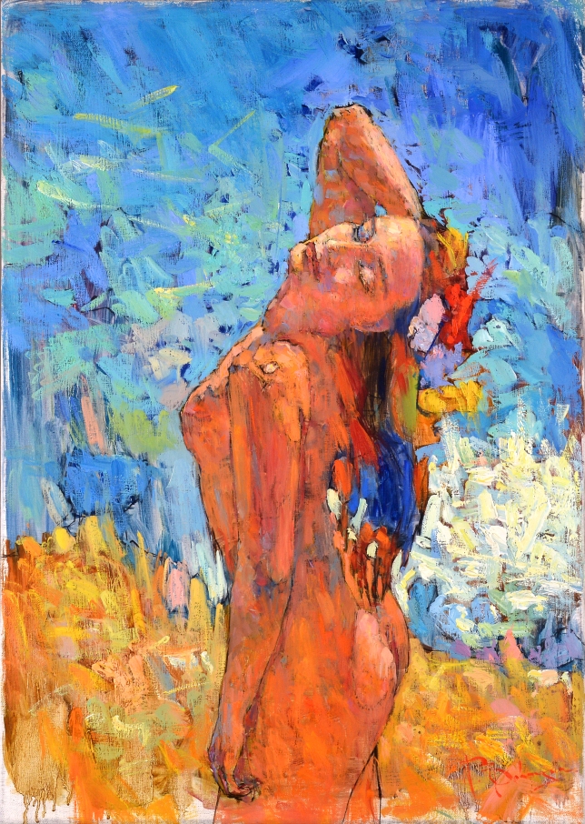 Painting for sale online - Girl by the Sea