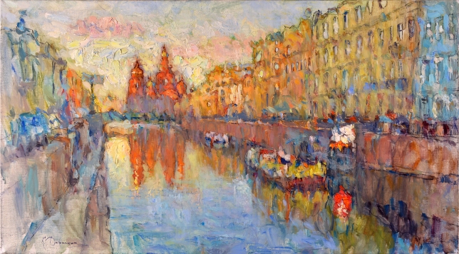 Painting for sale online - Evening SPAS