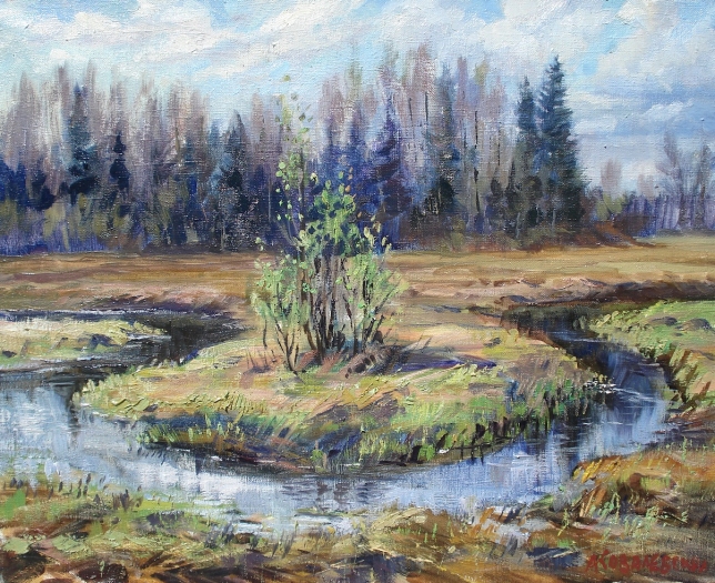 Painting for sale online - Spring has come