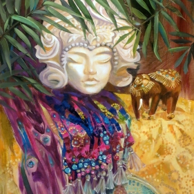 Painting for sale online - MASK, I KNOW YOUR SECRETS