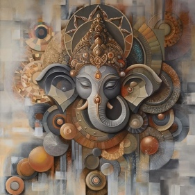 Painting for sale online - Ganesha