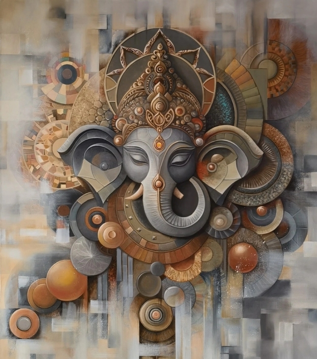 Painting for sale online - Ganesha