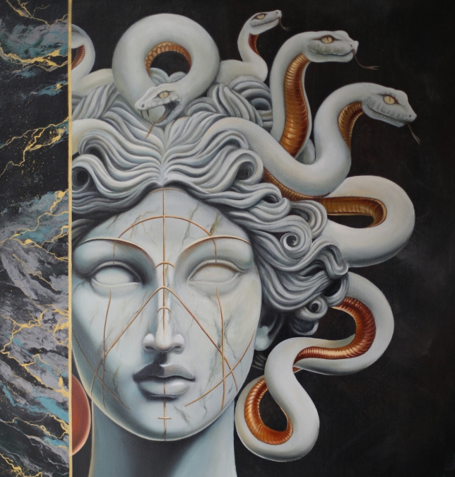 Painting for sale online - Medusa Gorgon