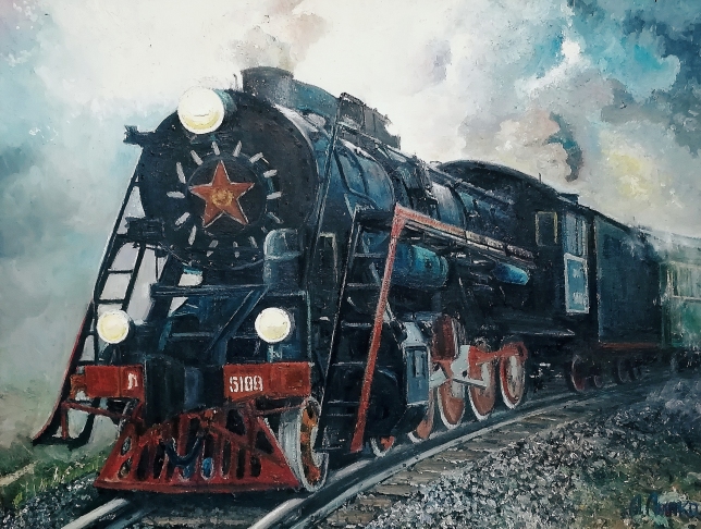 Painting for sale online - L-410 Lebedyanka