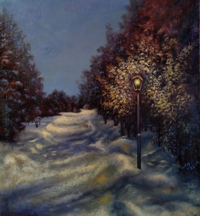 Painting for sale online - The Lonely Lantern