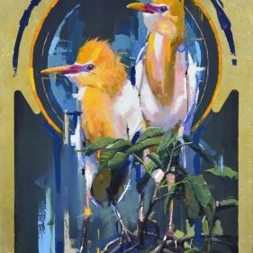 Painting for sale online - Egyptian Heron