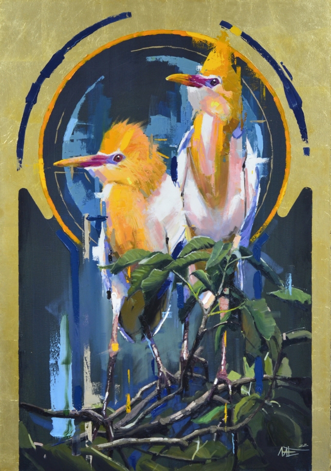 Painting for sale online - Egyptian Heron