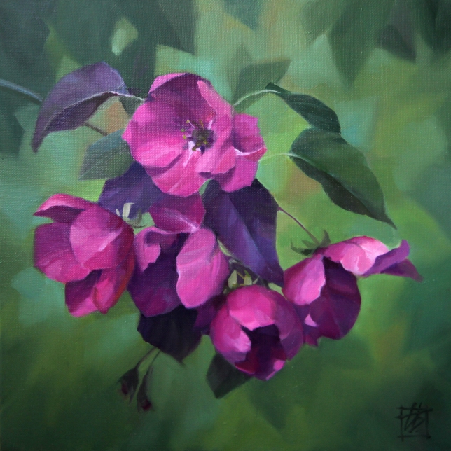 Painting for sale online - Apple blossoms 2