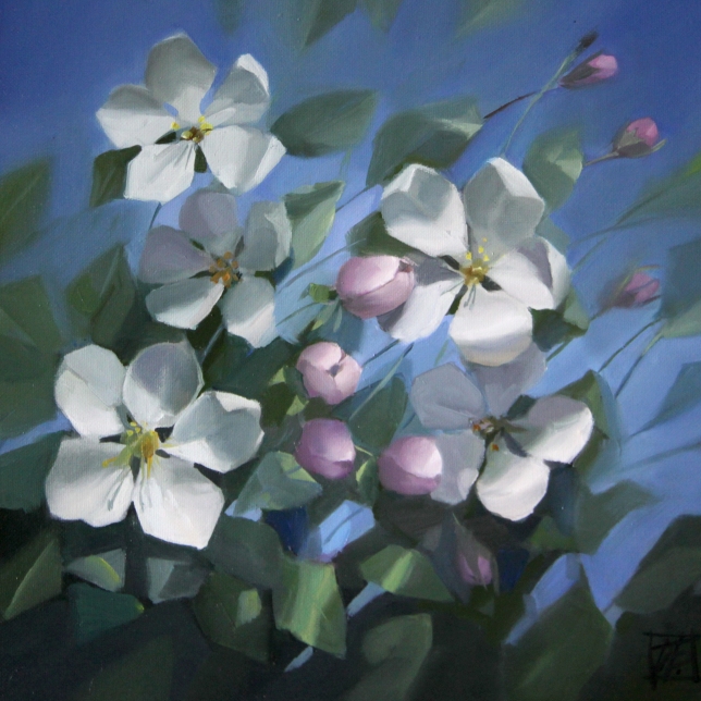 Painting for sale online - Apple blossoms 4