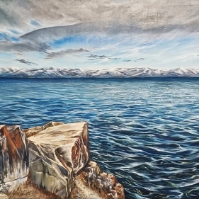 Painting for sale online - Spring Baikal