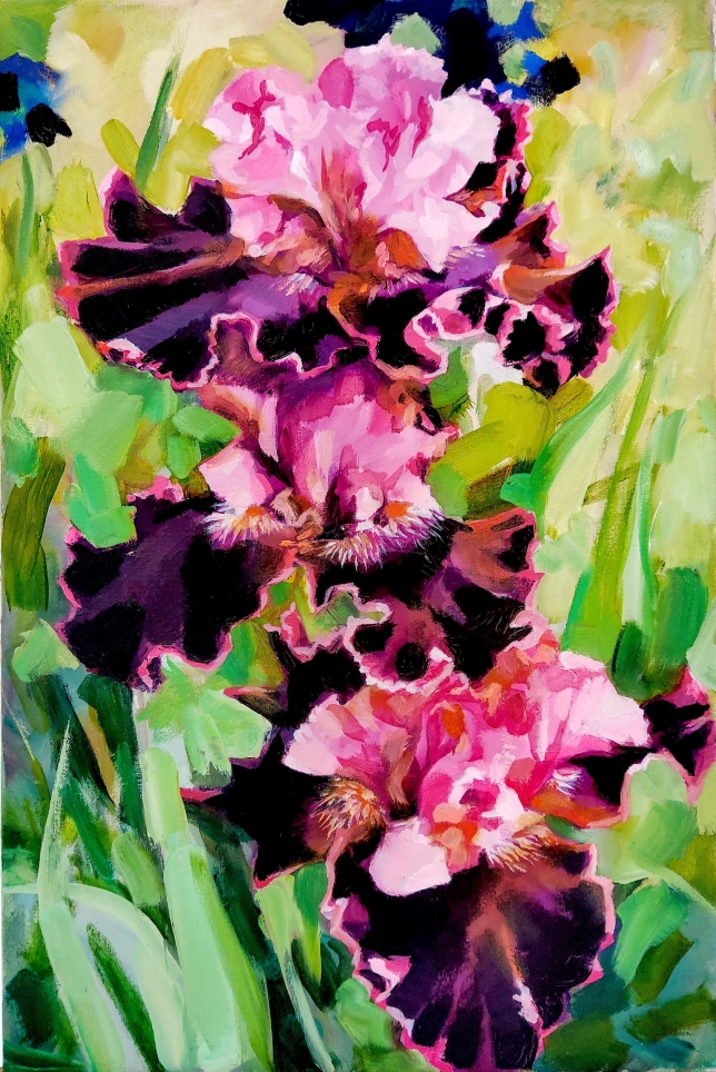 Painting for sale online - Irises