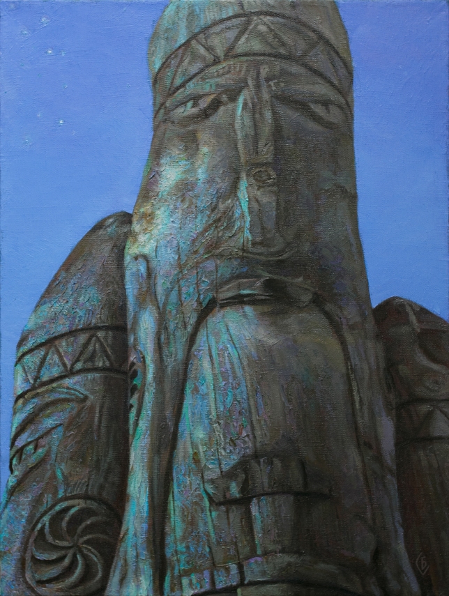 Painting for sale online - On the temple