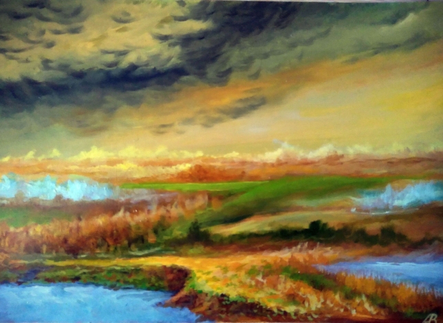 Painting for sale online - Abstract Landscape 4
