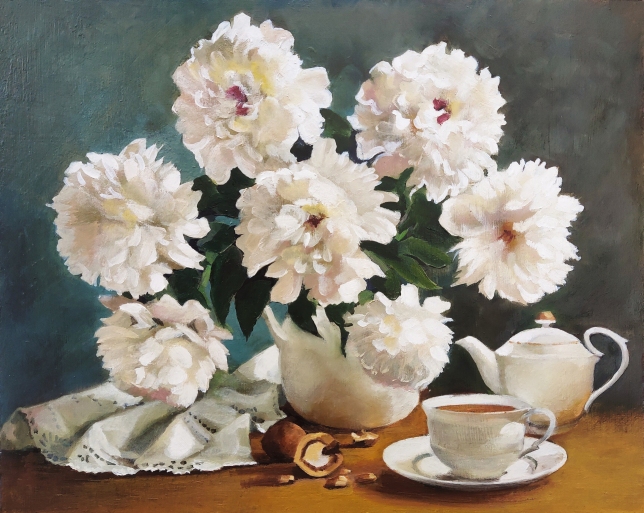 Painting for sale online - Peonies