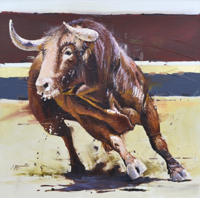 Painting for sale online - Bull