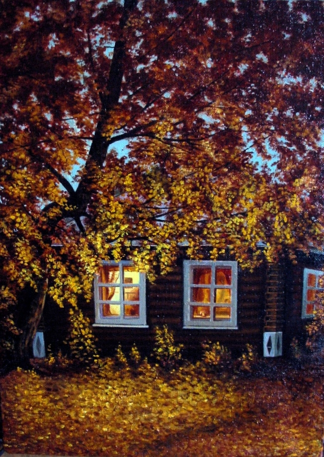 Painting for sale online - One Autumn Evening…