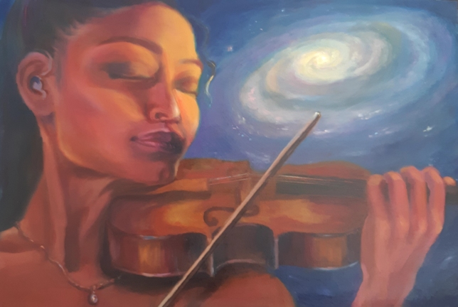 Painting for sale online - The Birth of a galaxy