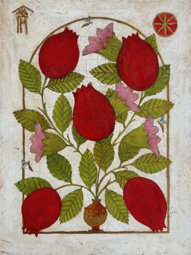 Painting for sale online - Pomegranate