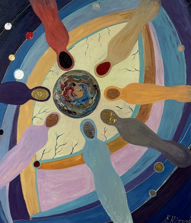 Painting for sale online - Unity of the Earth