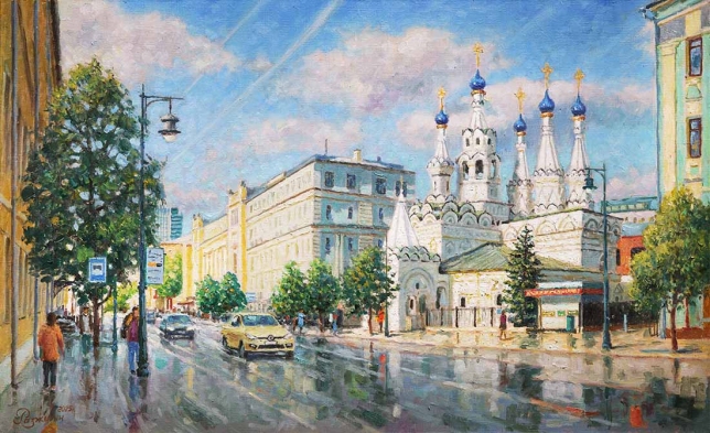 Painting for sale online - My Moscow is a beauty!