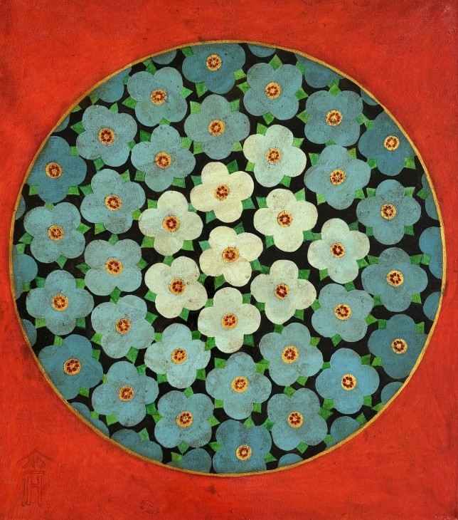 Painting for sale online - Forget-me-nots