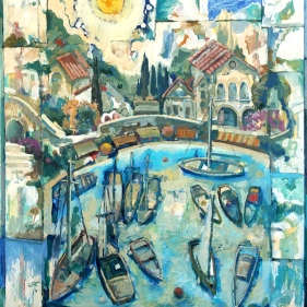 Painting for sale online - Summer Greece