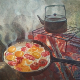 Painting for sale online - Breakfast