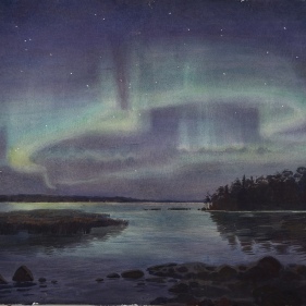 Painting for sale online - Polar Lights