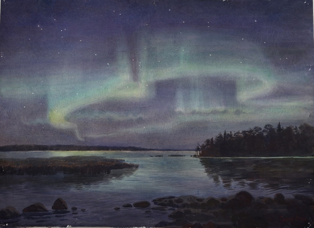 Painting for sale online - Polar Lights