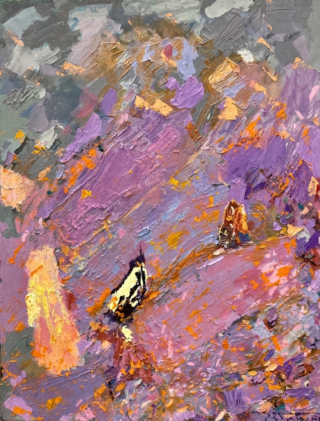 Painting for sale online - Powdery Rose