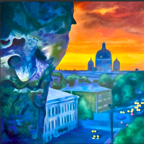 Painting for sale online - Faces of the city -1 