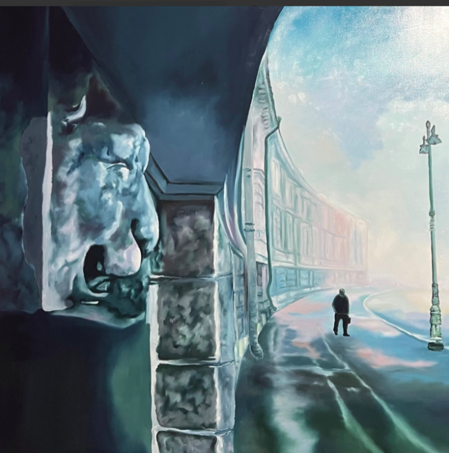 Painting for sale online - Faces of the City -2