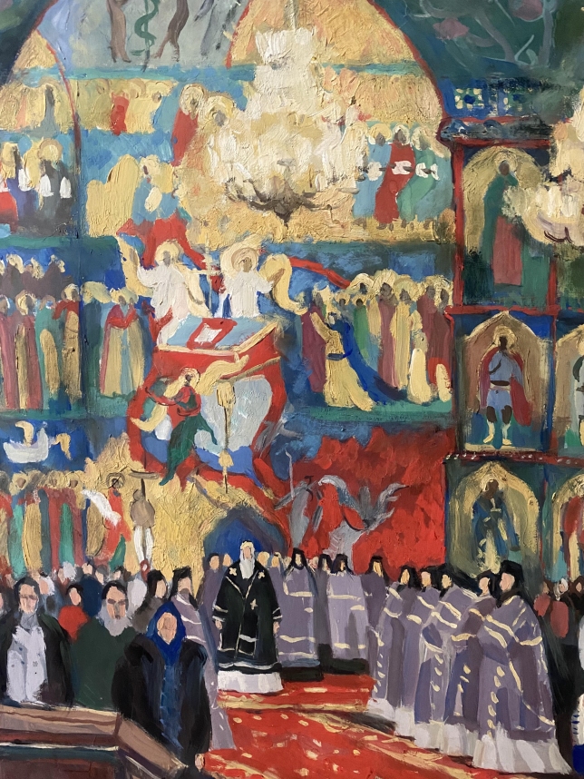 Painting for sale online - Church service