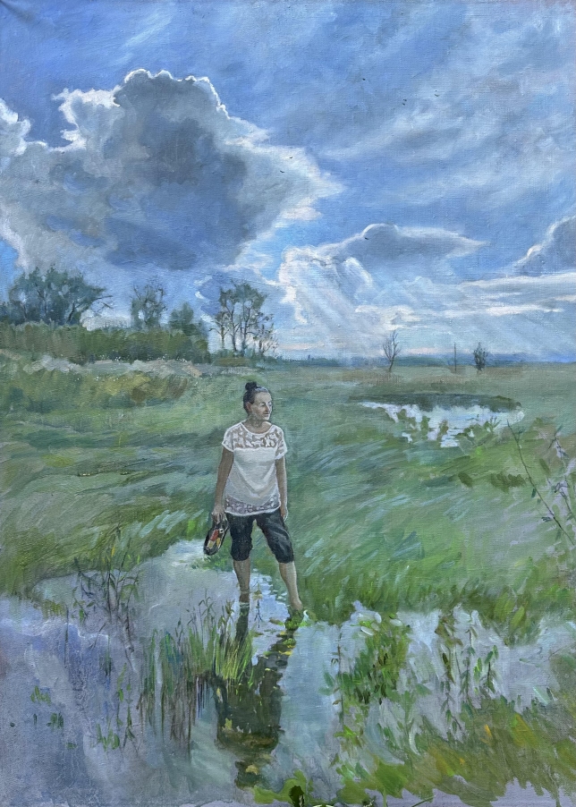 Painting for sale online - Evening after rain