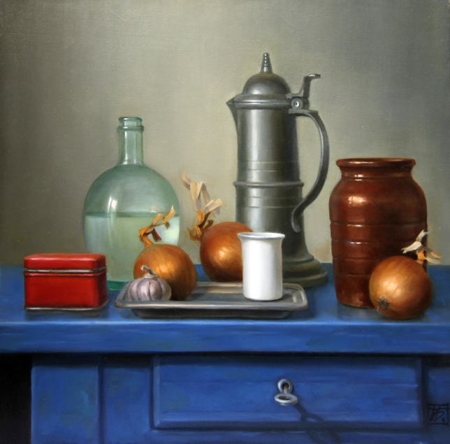 Painting for sale online - In the old kitchen