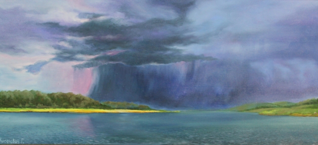 Painting for sale online - View from the ferry