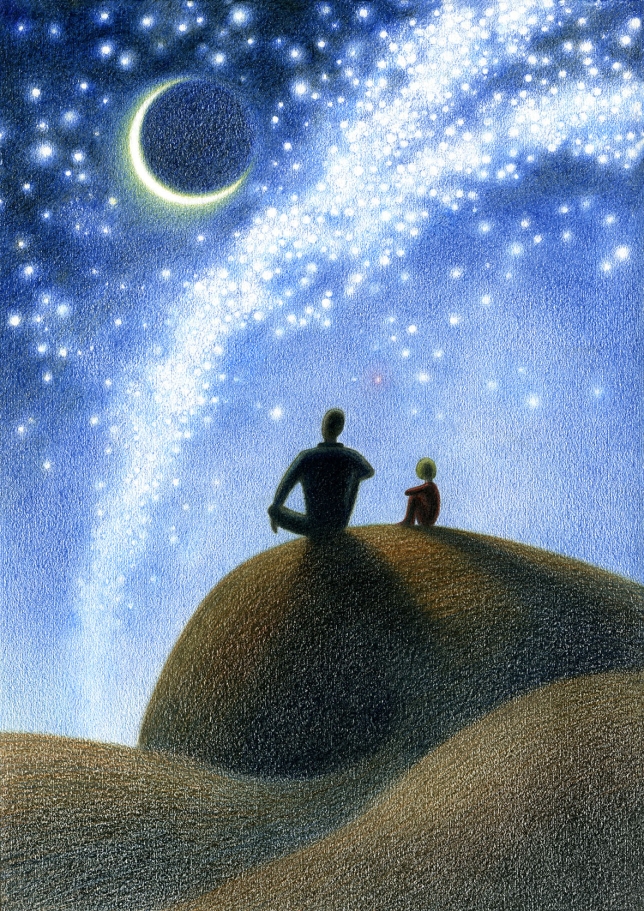 Painting for sale online - LE PETIT PRINCE. IN SEARCH OF A SPRING