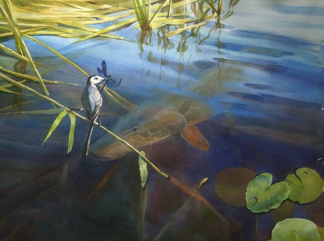 Painting for sale online - Food chain