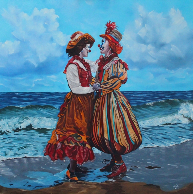 Painting for sale online - Dancing on the water