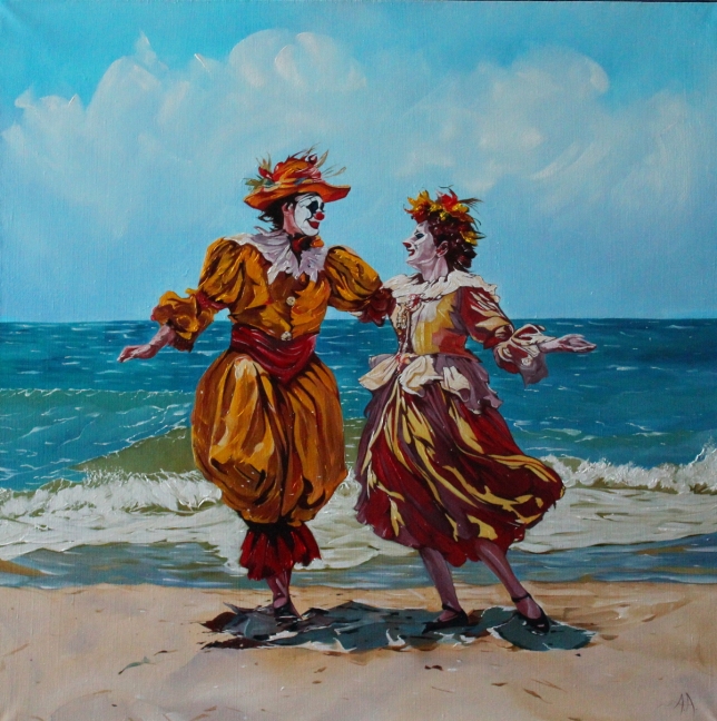 Painting for sale online - Invitation to dance